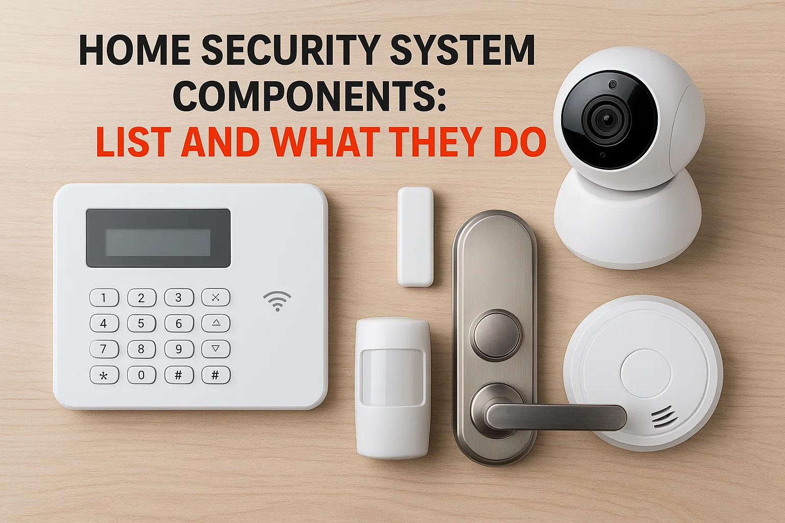 Home Security System Components: List And What They Do